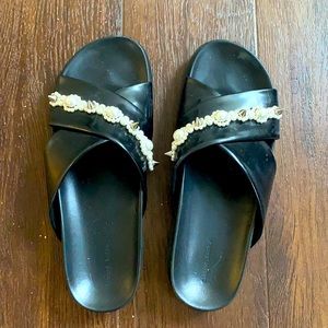 Simone Rocha pearl embellished leather sandals